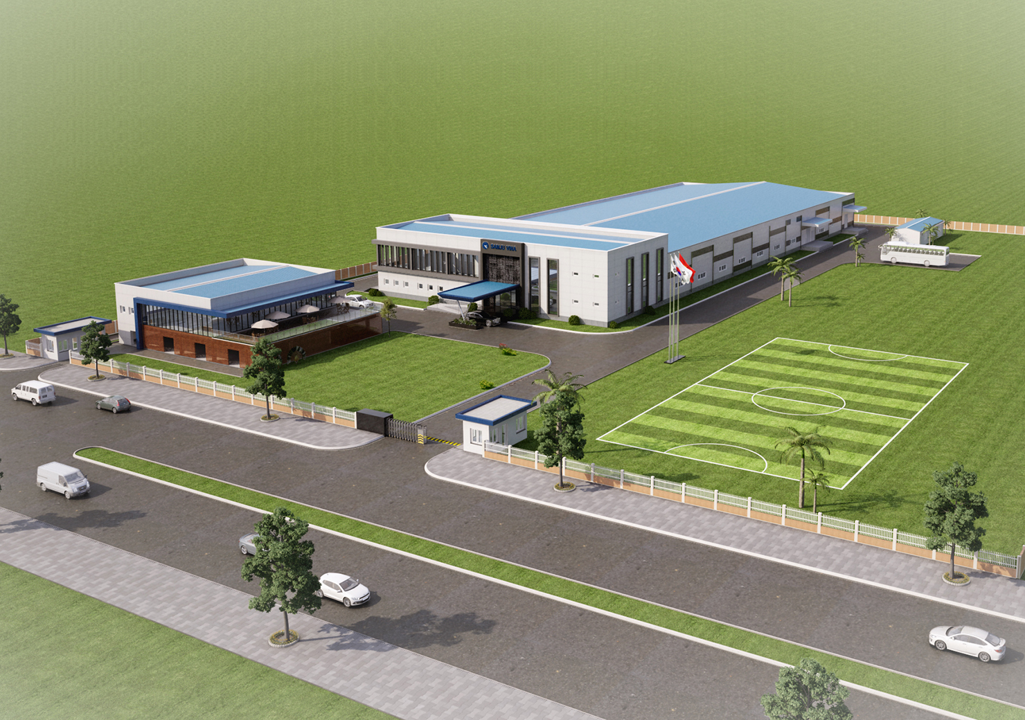 NHÀ MÁY SẢN XUẤT LINH KIỆN ĐIỆN TỬ SAMJU VINA