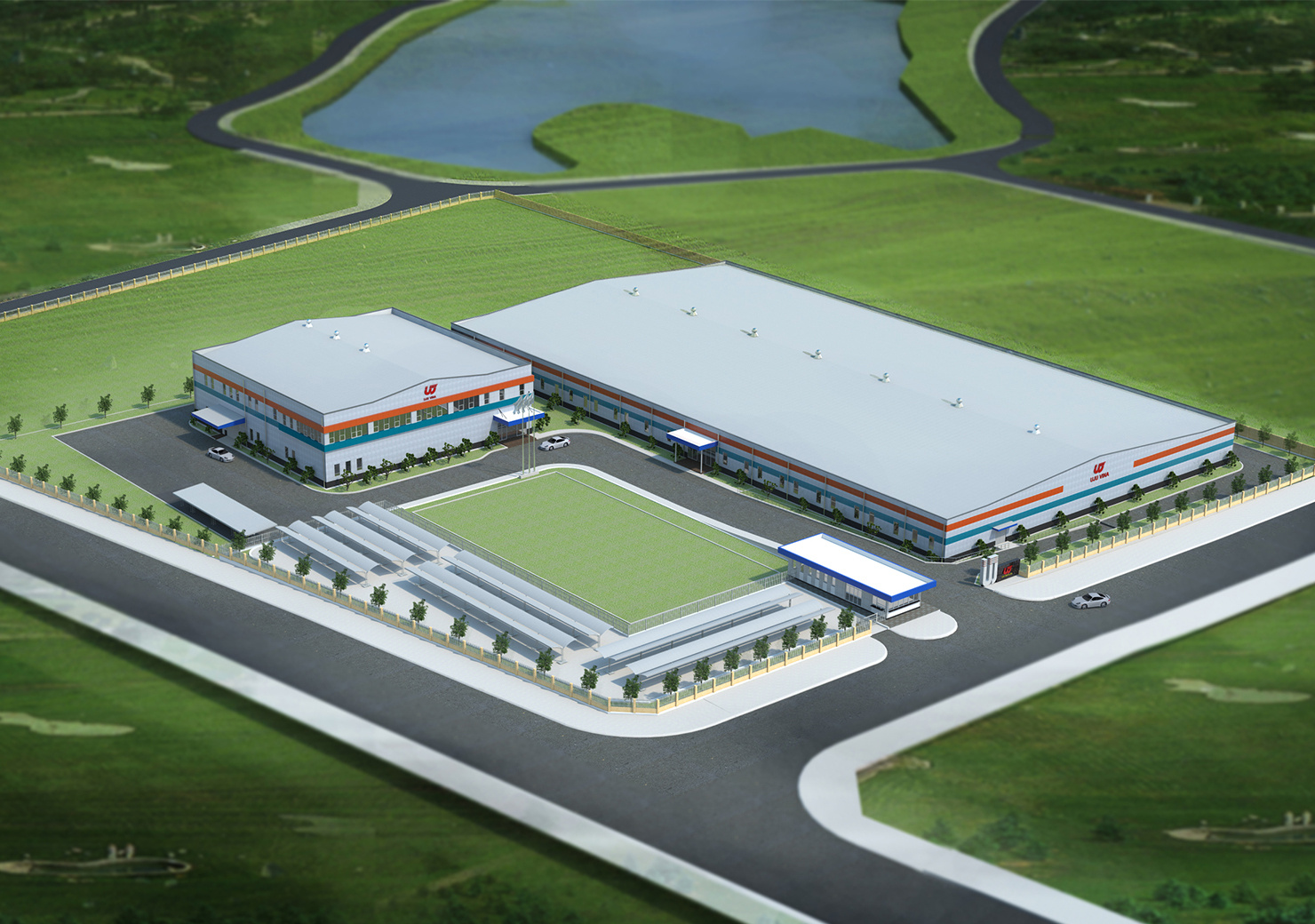 NHÀ MÁY SẢN XUẤT LINH KIỆN ĐIỆN TỬ UJU VINA