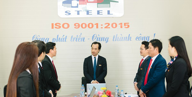 CPT Steel Việt Nam đạt chứng chỉ chất lượng ISO 9001:2015