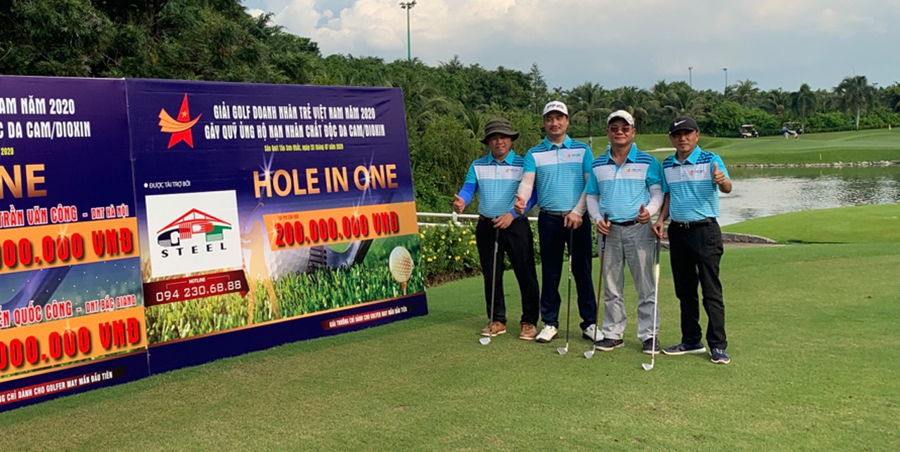 CPT Steel tham dự và tài trợ giải Golf Doanh nhân trẻ Việt Nam: “ GÂY QUỸ ỦNG HỘ NẠN NHÂN CHẤT ĐỘC DA CAM/ DIOXIN”